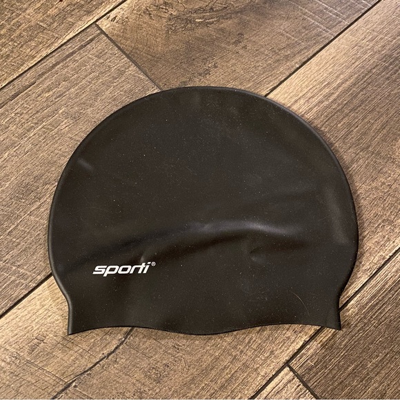 sporti Other - NWOT || sporti || Black Silicon Swim Cap